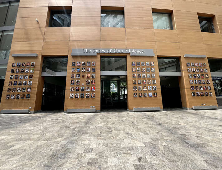 The Faces of Gun Violence Exhibit