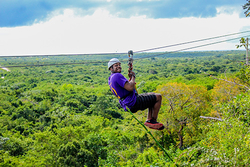 Brandon ziplining